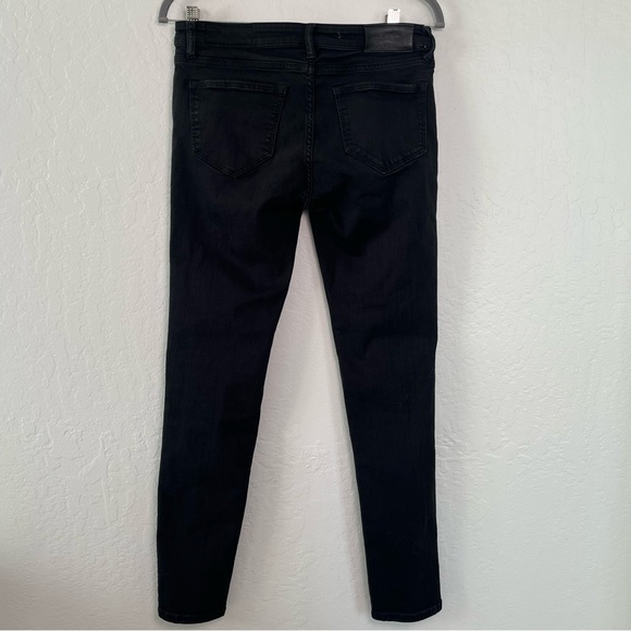 All Saints Jeans Women's 31 Black Mast Skinny Denim  Black Size 31x28 - Picture 5 of 10